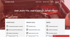 Desktop Screenshot of kodecar.cz